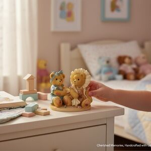 Cherished Teddies “Justine & Janice” Figurine – Sisters & Friendship 1998